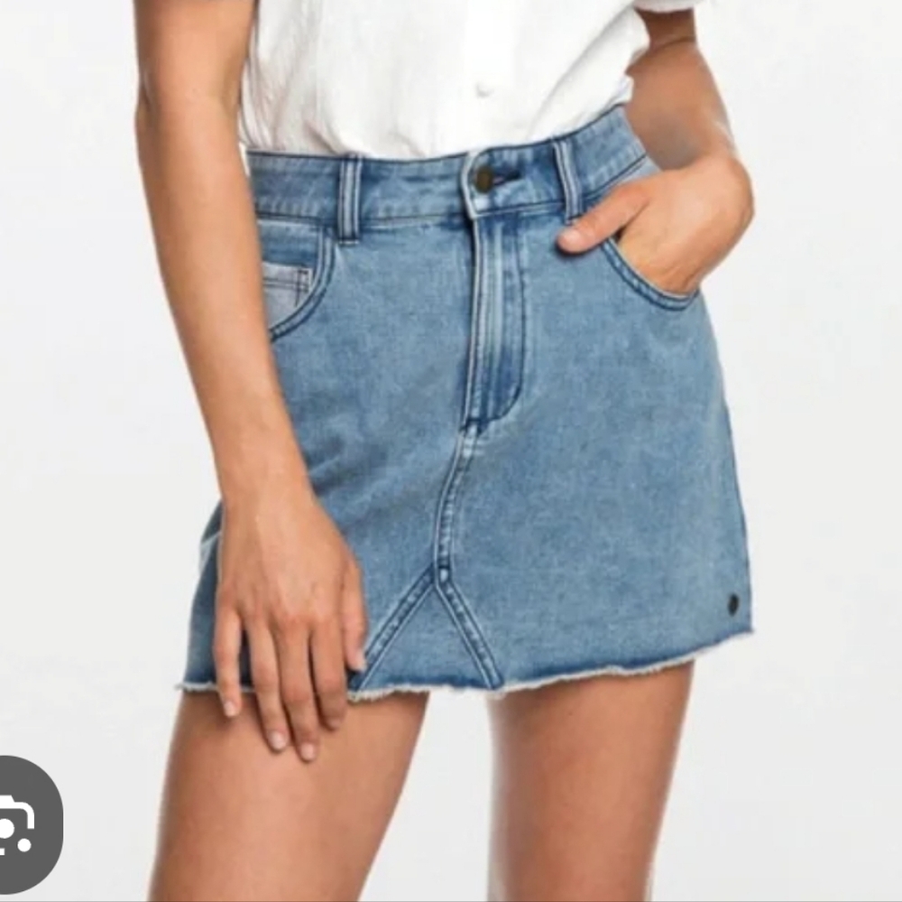 PacSun Light Blue Denim Skirt